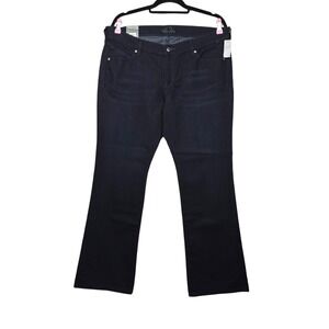 Old Navy Dark Wash The Diva Lowest Rise Bootcut Denim Jeans Size 14 Short NWT